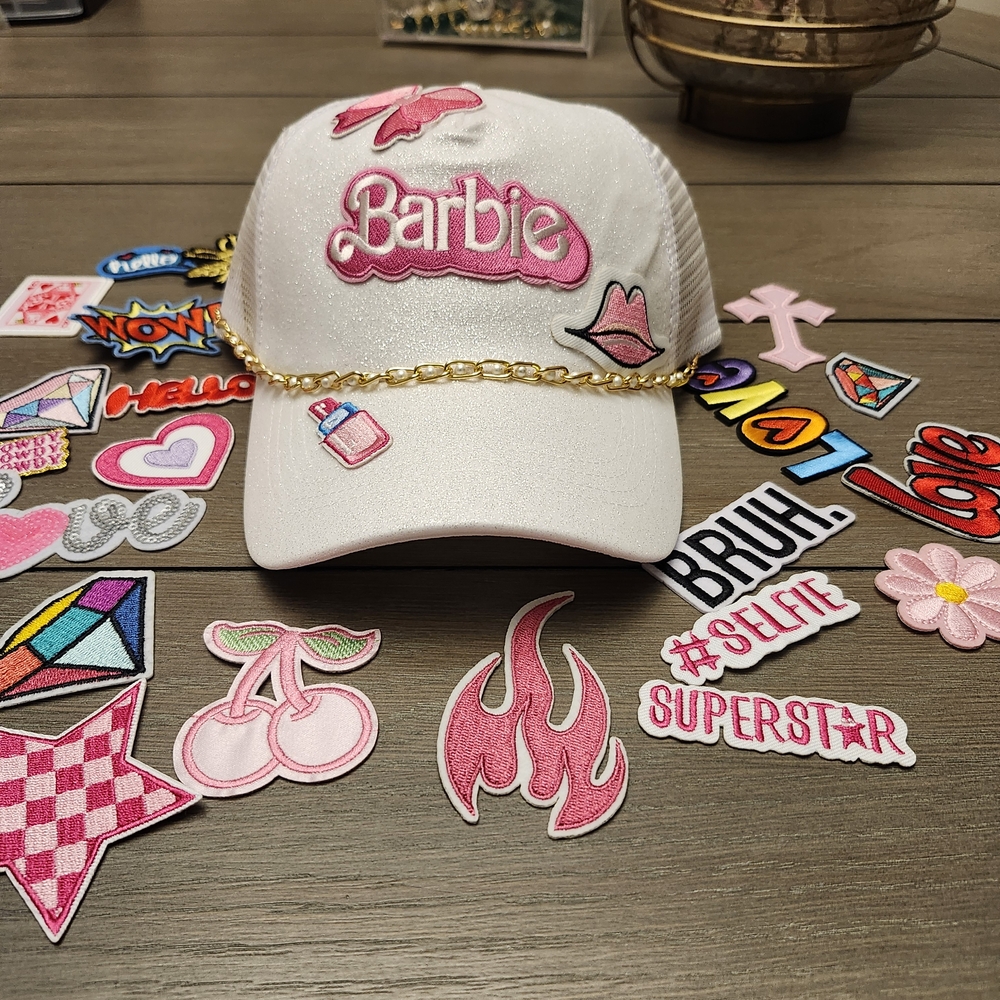 Barbie Kids Cap with Pink Accents